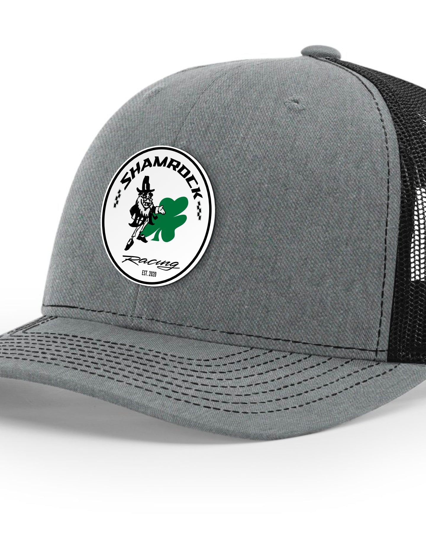 Shamrock White Patch Hat